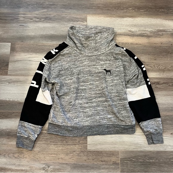 Victoria’s Secret PINK Cowl Neck Pullover Oversized Sweatshirt - Picture 10 of 12